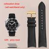 Curved End Watchband for Omega Seamaster 300 Watchband Nylon Canvas Wrist Bracelet for Seiko Rolex Water Ghost Straps 20mm 22mm