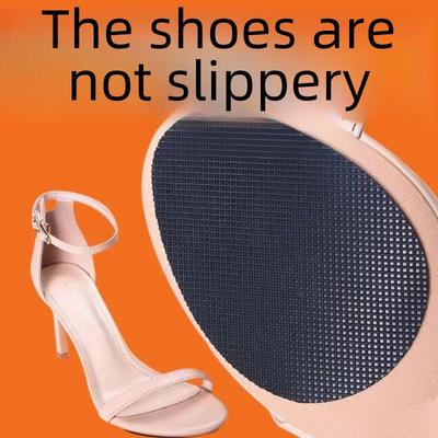 Adesivi Antiscivolo per Suola Tacco Alto - Resistenti all'Usura, Gomma, Silenziosi, Autoadesivi Riparazione Avampiede.