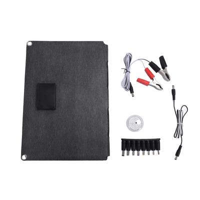 Faltbares Solarpanel 120W Tragbares faltbares Solarladegerät Kit Wasserdicht ETFE Monokristallin Dual