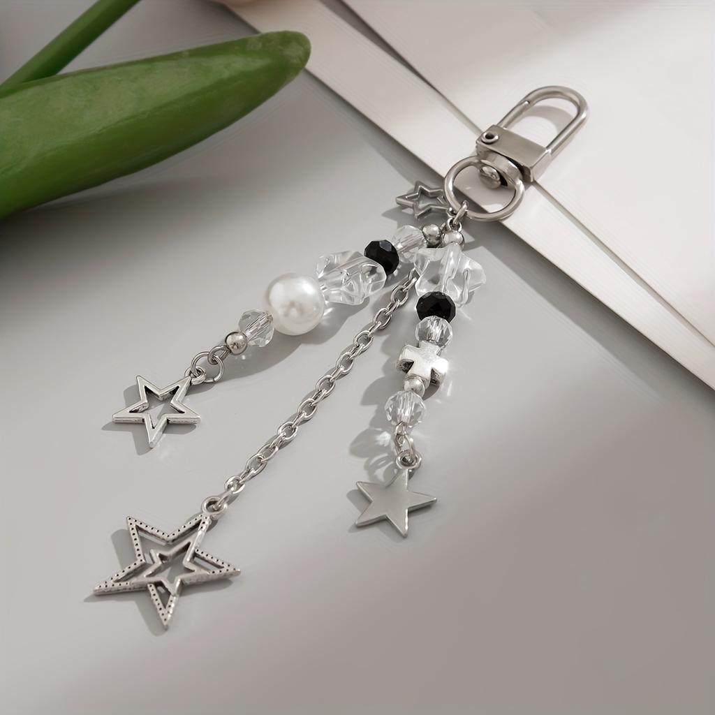 Trendy Punk Star Keychain - Ladies' Bag And Phone Accessory - The Perfect Gift For A Friend
