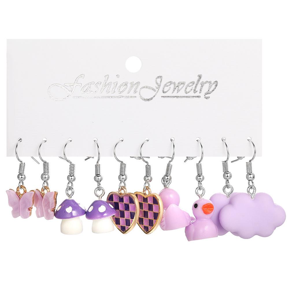 Pearl Stud Earring Set