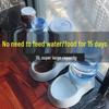 Large Capacity Automatic Pet Feeder and Water Dispenser for Dogs and Cats