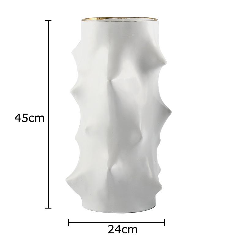 Creative Spike Decorative Vase Plant Pots Table Decoration Flower Arrangement Abstract Crafts Floral Vases Room Aesthetic Decor
