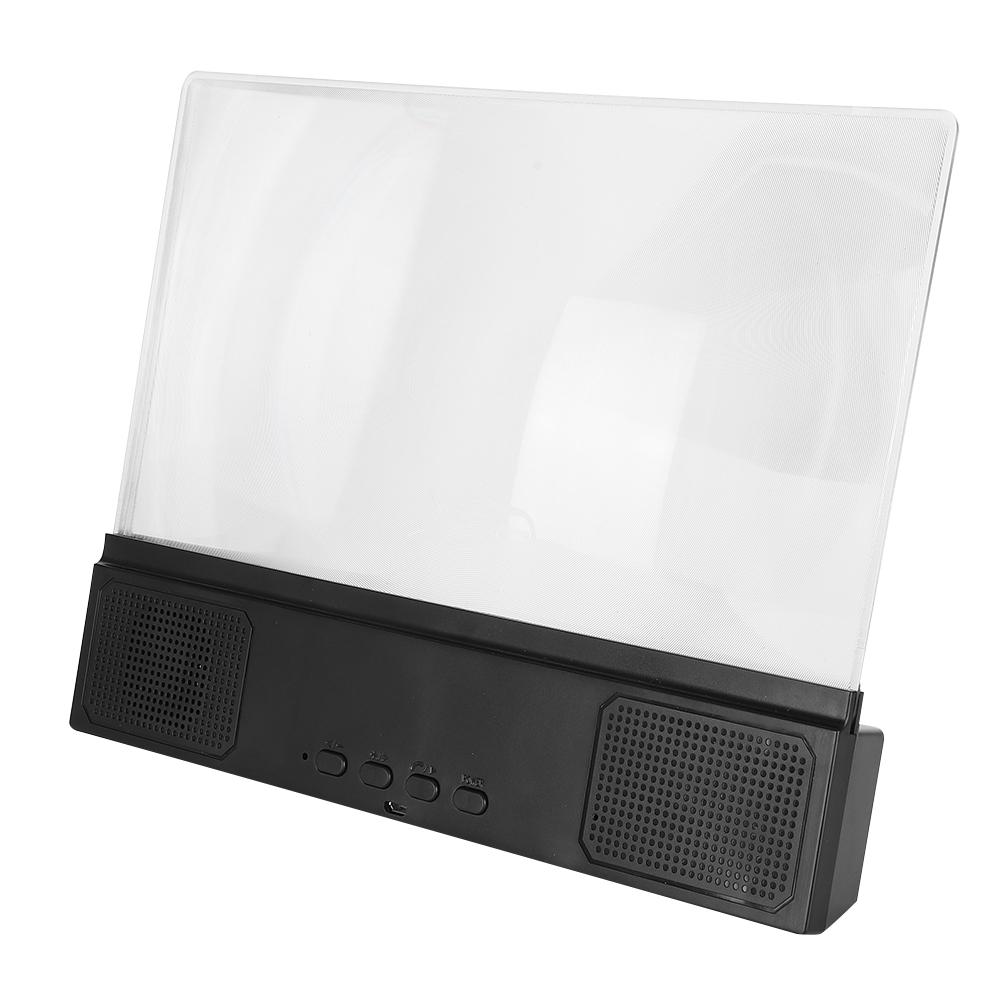 Universal 12in Desk Mobile Phone Screen Amplifier with Bluetooth Speaker 2 3Times