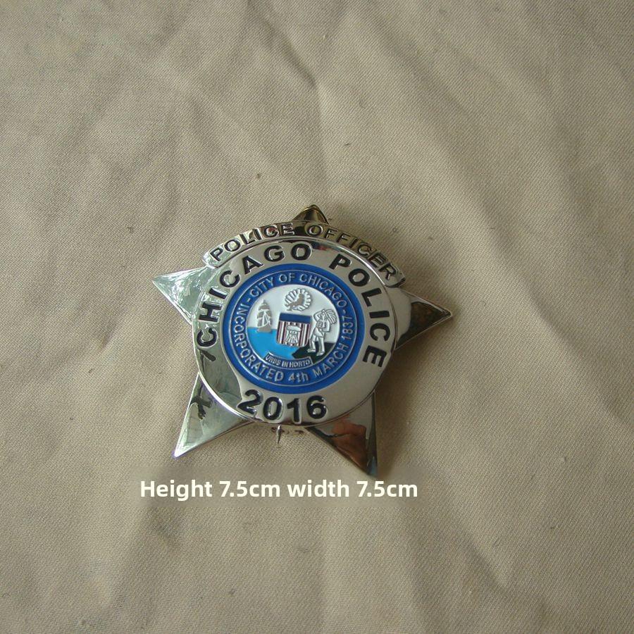 

Значок Сан-Франциско, США, Значок капитана Лас-Вегаса, Металлический значок, Значок в кожаном футляре