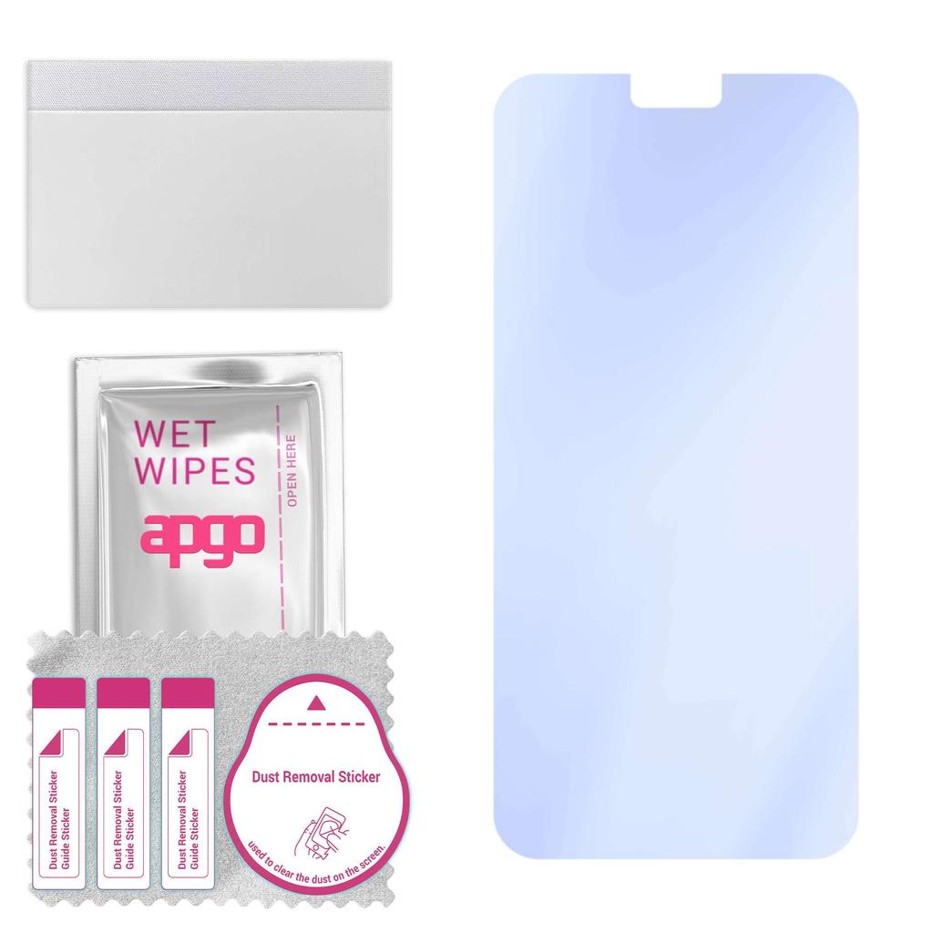 apgo Ultra-Clear 9H Hybrid Protective Glass Compatible with Oppo F7, Flexible Nano Glass, Great Replacement for Tempered Glass, Scratch-resistant, Ful