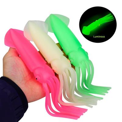 Bioluminescente Siliconen Inktvis & Octopus Lokaas voor Zeevissen en Trolling