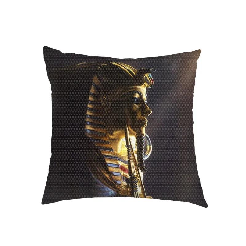 Древнеегипетское искусство Наволочки Египет Фараон Анубис Наволочка Око Гора Око Гора Диванные Наволочки для Гостинойzaijicw,(10) 30x30cm