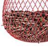 Mushroom shaped Bird Feeder Wild Bird Seed Feeder Outdoor Decorative Garden Metal Hanging Food Mesh House