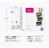 Ruivo Wall-Mounted Triple Soap and Sanitizer Dispenser for Home & Hotel Showers