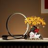 Resin Lucky Cat Figurine Decor Living Room TV Cabinet Entryway Home Decoration Modern Minimalist Housewarming Gift
