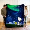 Cartoon 2026 New Kawaii Snoopy Children Warm Soft Anime Blankets for Sofa Bed Cover Blanket Suitable for Birthday Souvenir Gifts