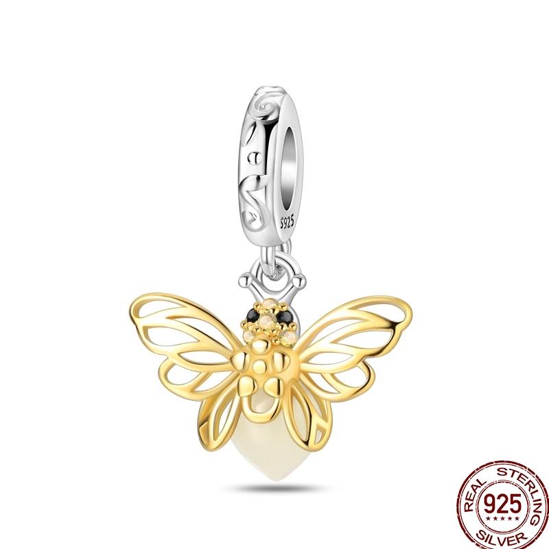 Real Copper Sunflower Series Charm Love Heart Blessing Series Suitable For 3Mm'S Bracelet Ladies Fine Jewelry Gift