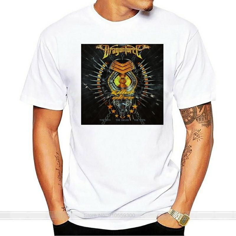 

Men t shirt Dragonforce Killer Black for British Power Metal Band t-shirt novelty tshirt 5XL різнокольоровий