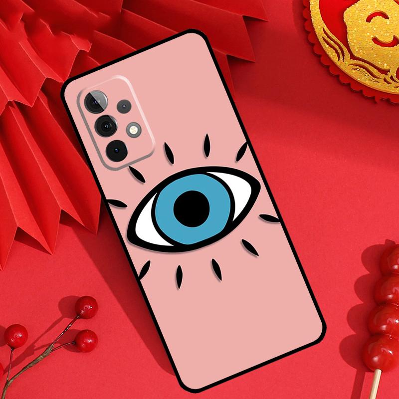 Big Eyes Cartoon Pattern Case For Samsung Galaxy M34 M54 M32 M52 M15 M11 M12 M13 M14 M06 M16 M36 M56 M31 M53 M35 M55