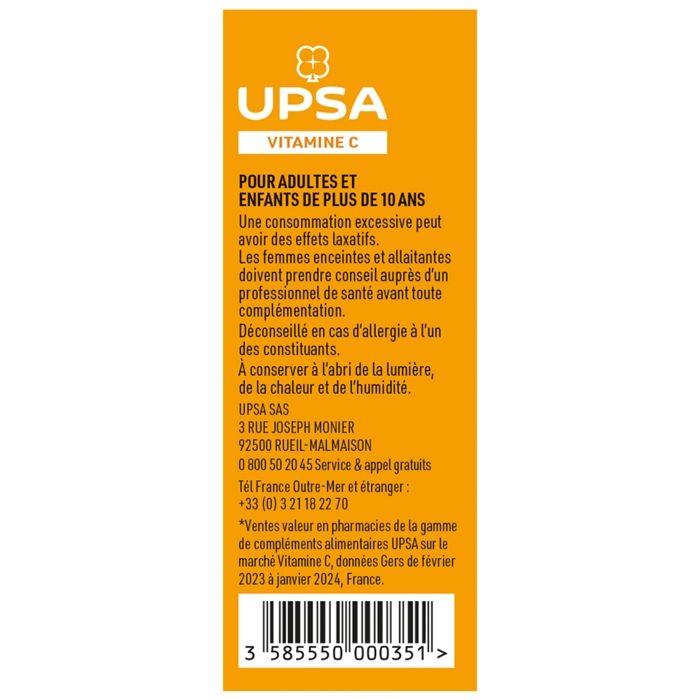 UPSA Vitamine C 500mg Sans Sucres 10 Sachets