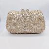 WHTUOHENG Bolso de Noche de Cristal Plateado Carteras de Diamantes Rhinestone Mujeres Carteras de Rhinestone Bolsos de Boda y Baile de Fin de Curso Bolso de Mano para Cena