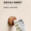 Self-adhesive New Simple Solid Wood Hook Walnut Hanging Hanger Bathroom Wall Hook Bedroom Coat Storage Rack Home Towel Key Decor