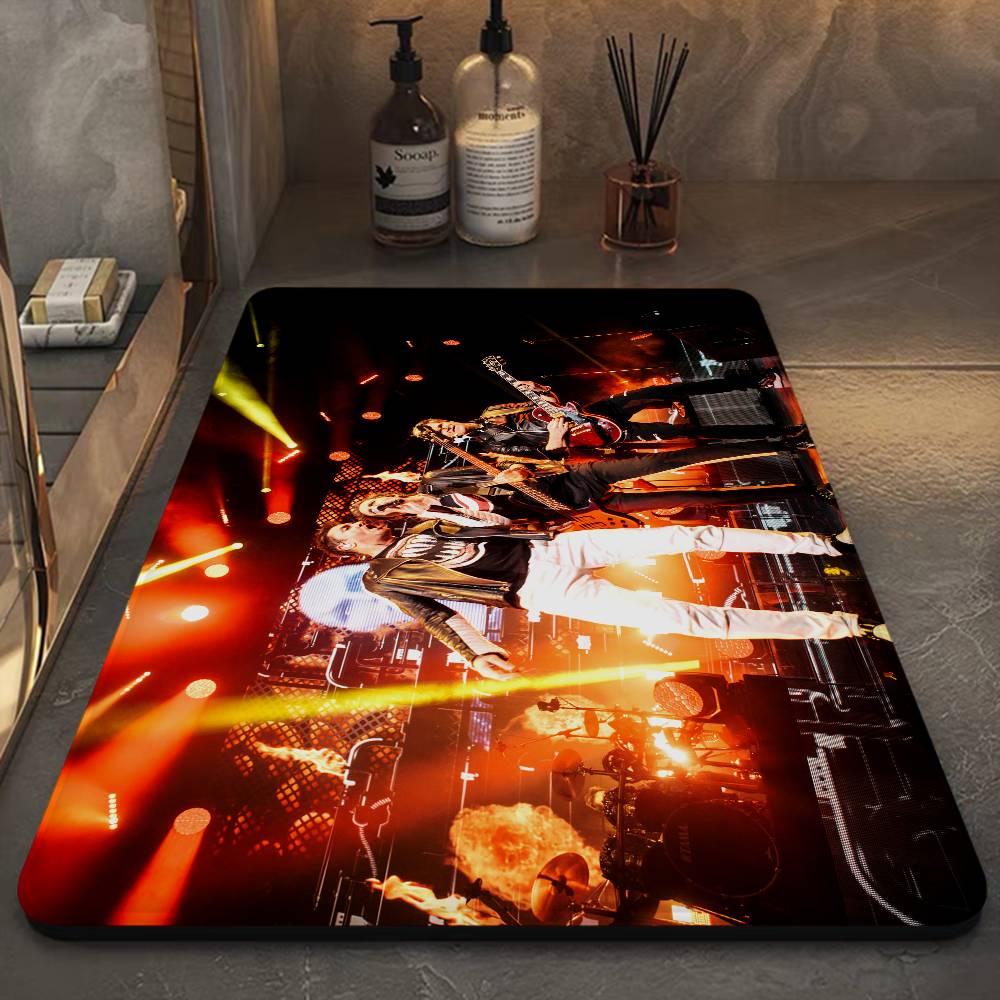 Klassische Britische Band Duran Duran Eingangstür-Matte Nordischer Stil Haus-Fußmatte Badezimmer-Toiletten-Matten Schlafzimmer Hotel Dekor-Matte