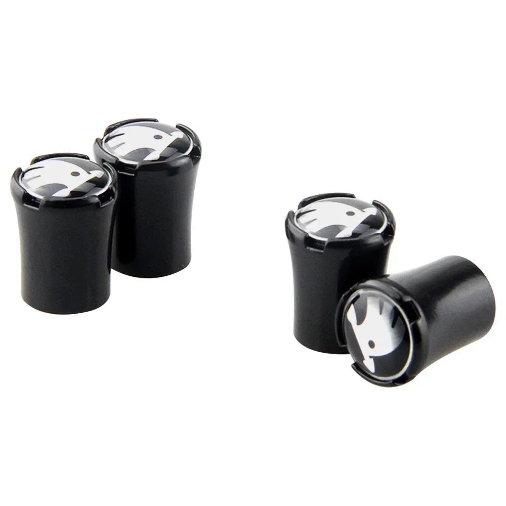 

Car Tire Valve Caps Styling for Skoda Fabia Rapid Kodiaq Octavia 2 A7 Tour RS Superb Kamiq Yeti Wheel Car Tire Cover Decoration A-Black