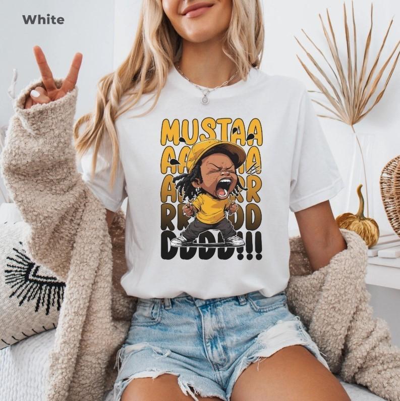 

Kendrick Lamar Mustard Aaaah T-Shirt For Unisex S-5xl Gift For Fan Hip Hop Unisex T-Shirt XL