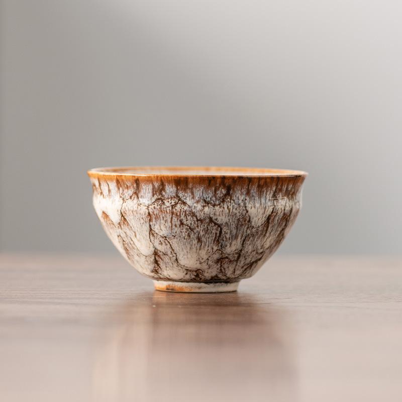 Boutique Kiln-changed Tea Cup Master Teacup Ceramic Kung Fu Tea Set Tea Bowl Set Household Gifts Jianzhan Wuxing Cup