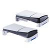 For PS5 Slim Base Stand Base Stand Holder Horizontal Holder with 4-Port USB2.0 Hub for Playstation 5 Slim Disc & Digital Edition