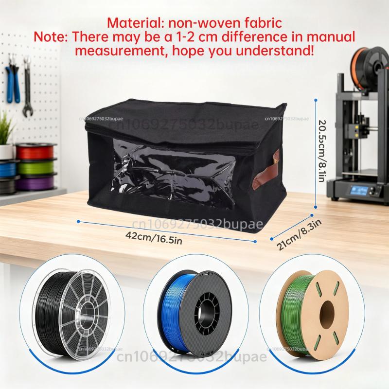 Xiaomi 3D Printer Filament Storage Bag Nonwoven Fabric Transparent Window Dustproof Moisture Resistant Organizer Workshop Home Office