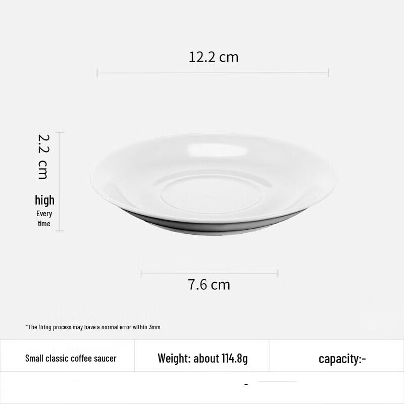 Shangqi Ceramic Coffee Cup and Saucer Set