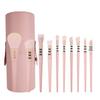 26-Piece Professional Pink Makeup Brush Set: Powder, Eyeshadow & Detail Brushes
