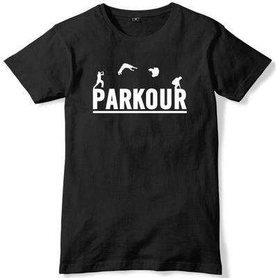T-shirt Unisexe Drôle pour Homme Parkour Freerunning