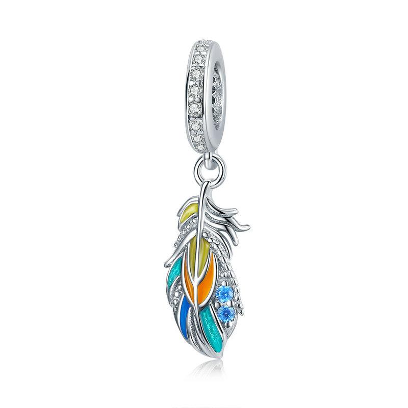 

Bamoer 925 Silver Family Charm Heart Shape Beads Fit Bracelet Bangle for Women Family Gifts Jewelry Making