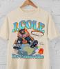 J Cole Dreamville Tshirt, J Cole Rap Hip Hop Unisex Tshirt,white Color