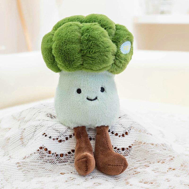 Creative Eggplant Doll Red Umbrella Umbrella Mushroom Doll Cute Vegetable Fruit Shape Plush Toy Boutique Doll
