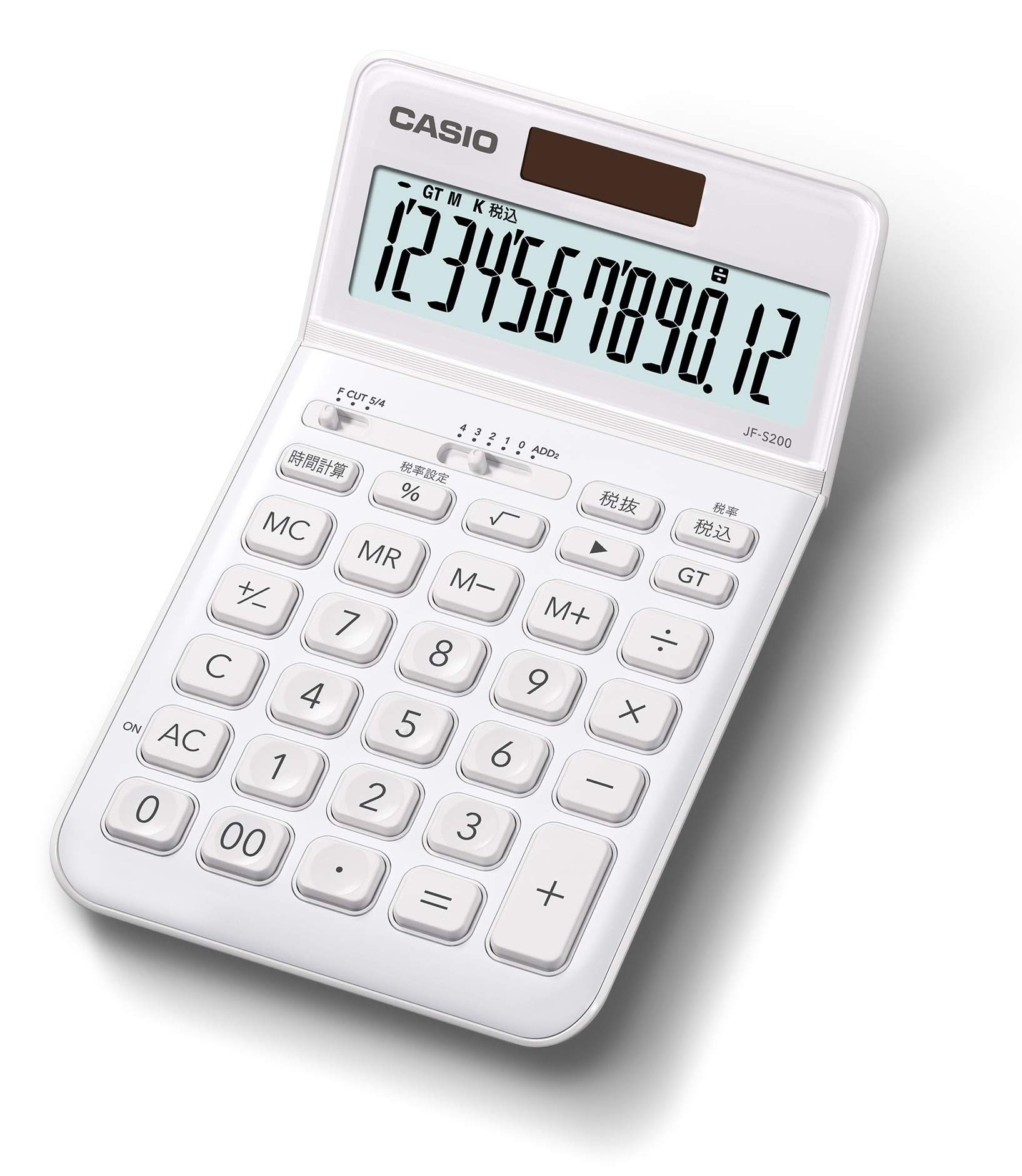 

Casio Стильный калькулятор Just 12, белый, тип, разряды, JF-S200-WE-N белый