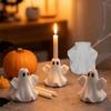 Cute Ghost Candlestick Silicone Mold Handmade Candle Holder Mold  Halloween Decoration