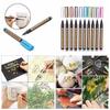 10Colors Exquisite Metal Marker Paint Pen Art Permanent Writing Marker Photo Album Gift Card DIY Craft Childrens Stationery