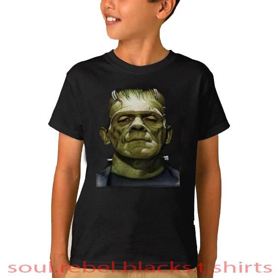 frankenstein black T-Shirt kids sizes S