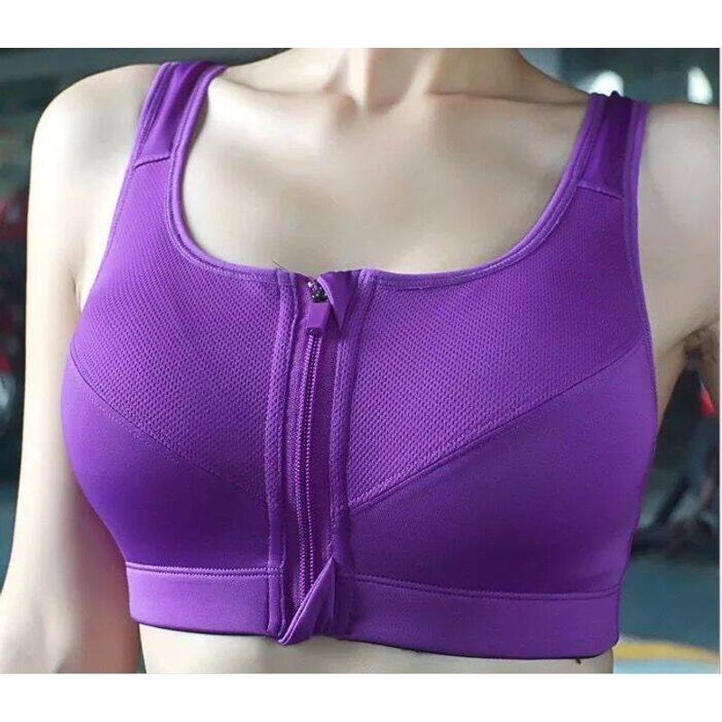 Bra Front Zipper Wireless Quick-Dry Sports Vest