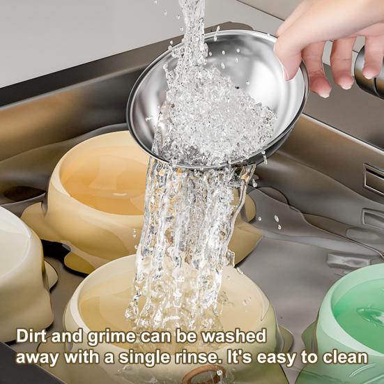 Zvýšená miska pro domácí mazlíčky Protiskluzová Nakloněná miska na krmivo pro psy Proti zvracení Zvýšená miska na vodu pro domácí mazlíčky pro střední malé psy kočky