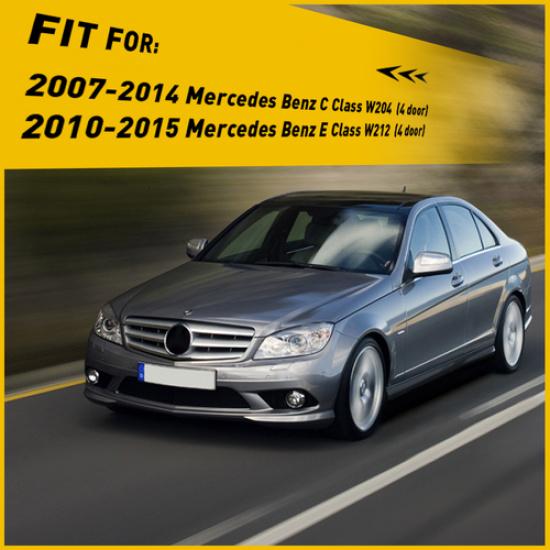 Lock Unlock Switch Button Patch Trim Cover Sticker For Benz W212 W204 X204