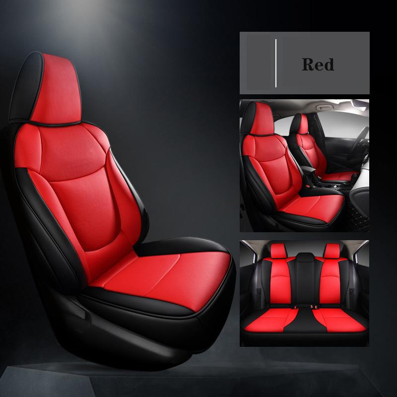 Custom Fit Car Seat Covers for Toyota Corolla 2019-2025 Waterproof Leather Cushion Accessories for Vehicle Protection Full Set