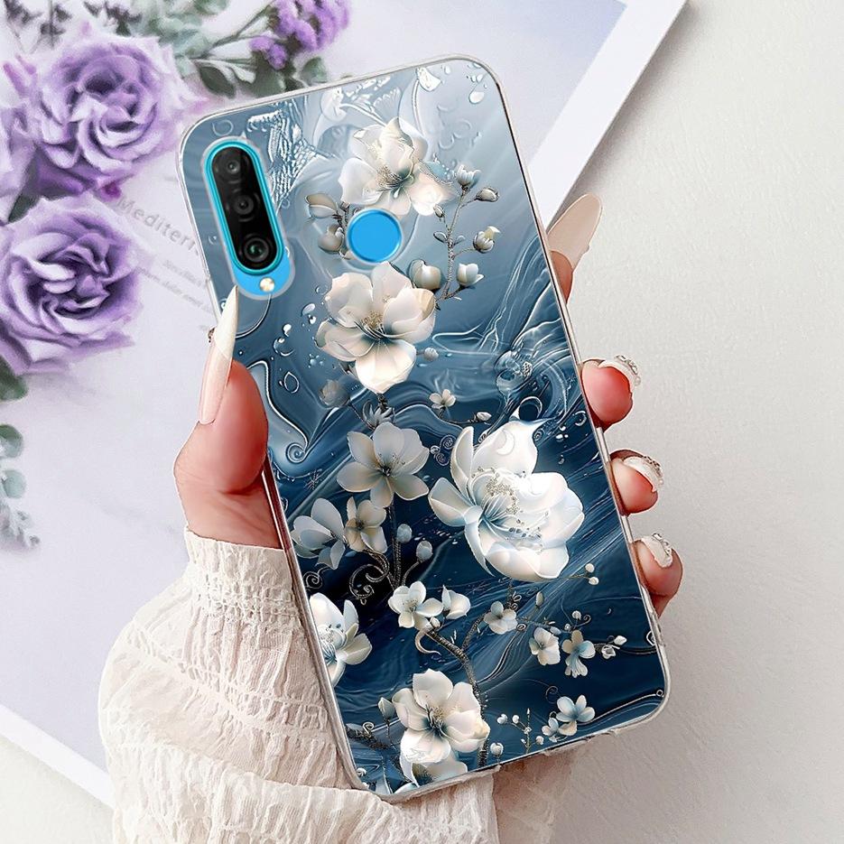 For Huawei P30 Lite Case Cool Dragon Pattern Cover Clear Silicone Soft Slim Phone Case For Huawei P30 Pro P 30 Lite P30Lite Bags