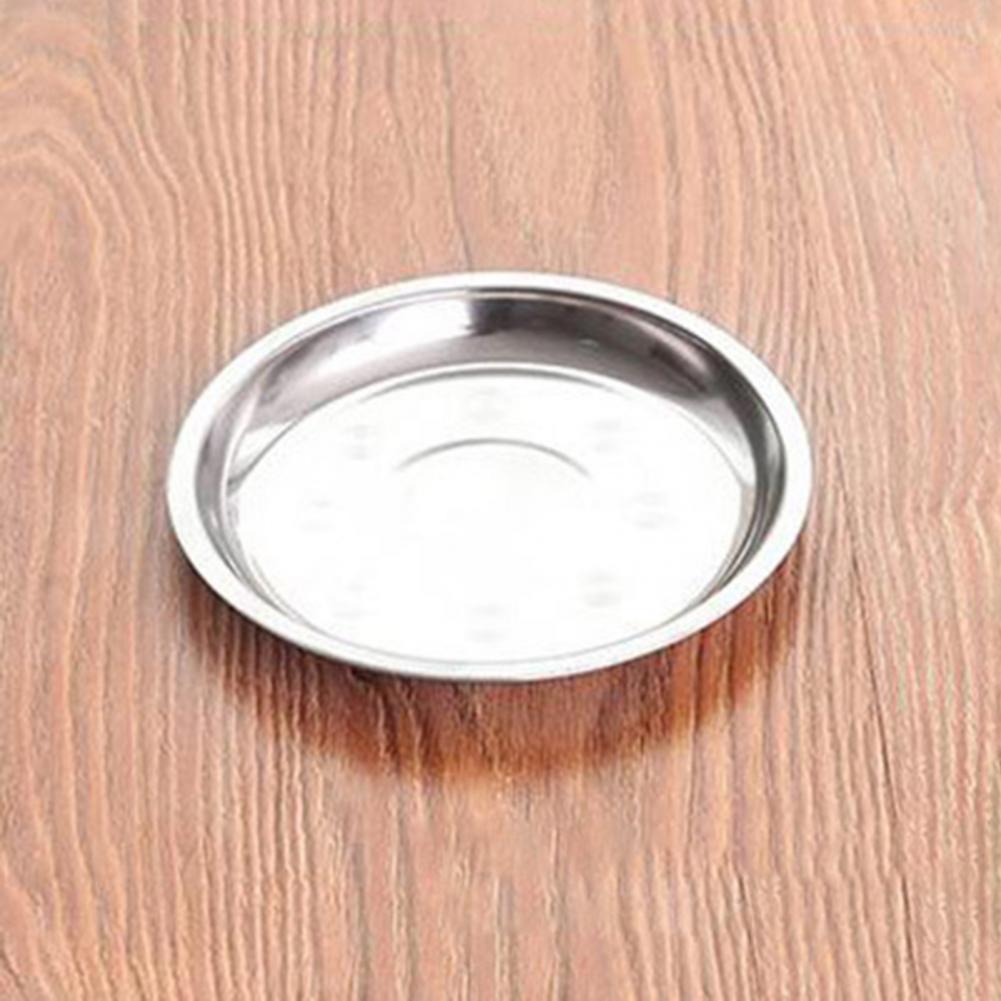Tableware  Useful Stainless Steel Serving Tray Space-saving Grill Plate Fashionable   Kitchen Supplies