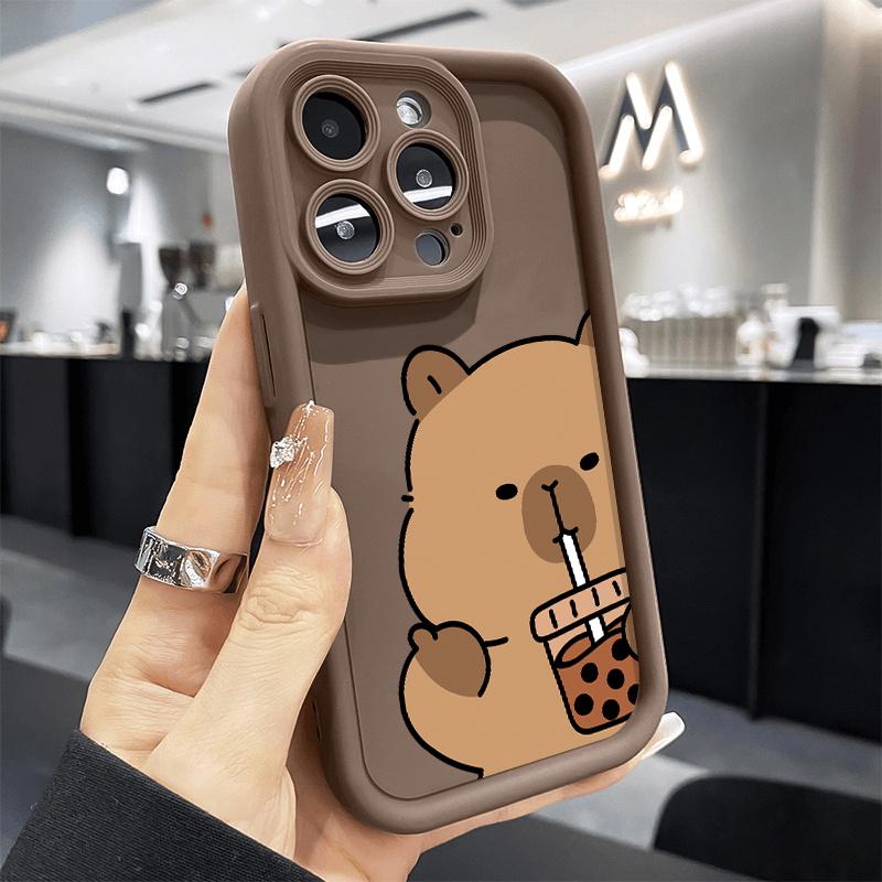 Etui na telefon Kapibara do Samsung Galaxy A15 A35 A54 A55 S25 S24 S23 S22 S21 Ultra Plus S20 FE Silikonowe Odporne na wstrząsy Miękkie Pokrowiec