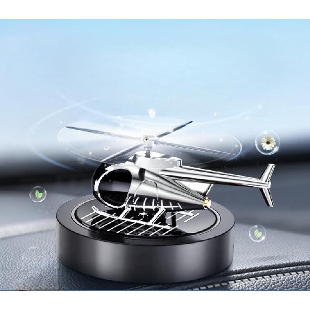 Solar-Powered Car Air Freshener Plane-Shaped Elegant Design, Solar-Activated Scent, Eco-Friendly (Black) чёрный