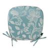 Kawashima Selkon MINTON Dining Seat Cushion, Grace Haddon, Blue, 45x43cm, LN1207