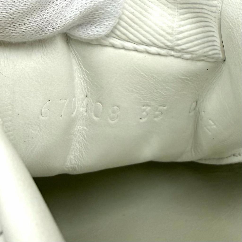 Excellent GUCCI sneakers Logo design, GG pattern, lace-up leather 35 670408 Used