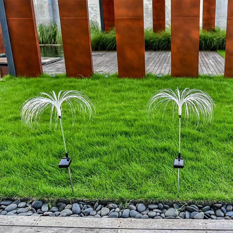 Solar Flower Lights Garden Decor Outdoor Waterproof Solar Yard Lights Color Changing