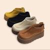 Thick-soled Heightening Casual Single Shoes for Women 2025 Spring and Summer New Breathable Casual Single Shoes Retro Temperament Versatile Single S